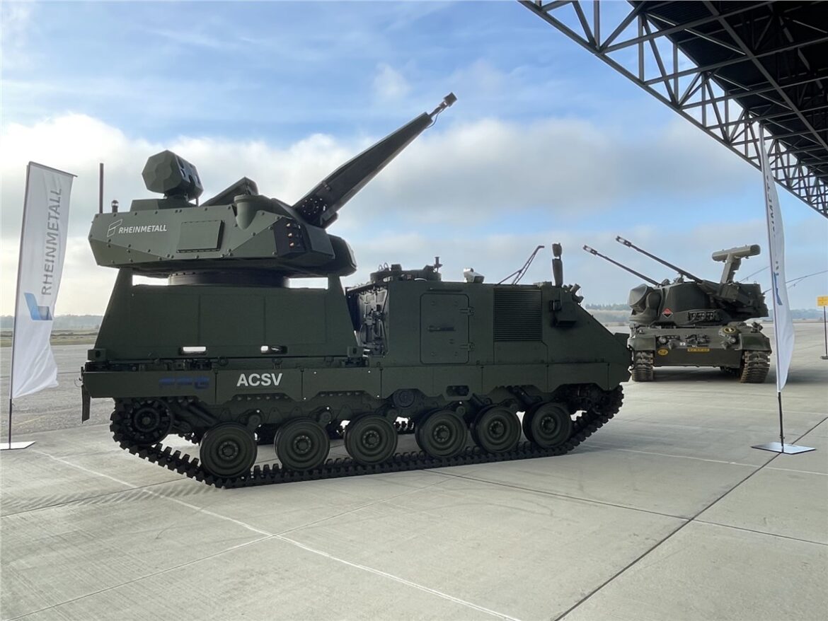 Rheinmetall Skyranger 30, Dutch Ministry of Defence mobile air defence, 30mm KCE revolver cannon, airburst programmable ammunition, counter-drone gun system, NATO short-range air defence,