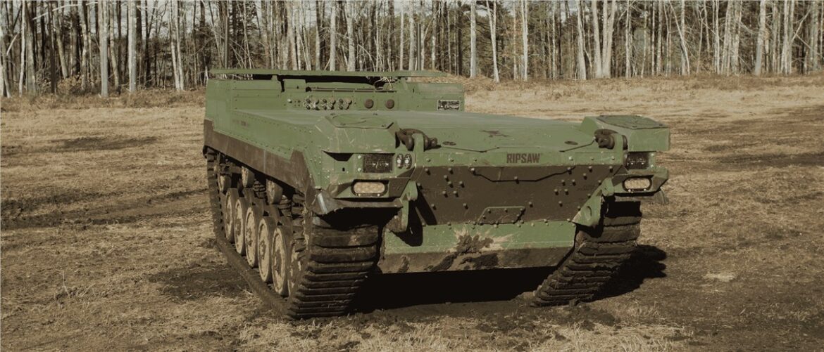 RIPSAW M3 Sweden, Textron Systems robotic vehicle, European uncrewed ground vehicle, Howe & Howe MOSA, hybrid-electric tactical UGV, modular open system approach,